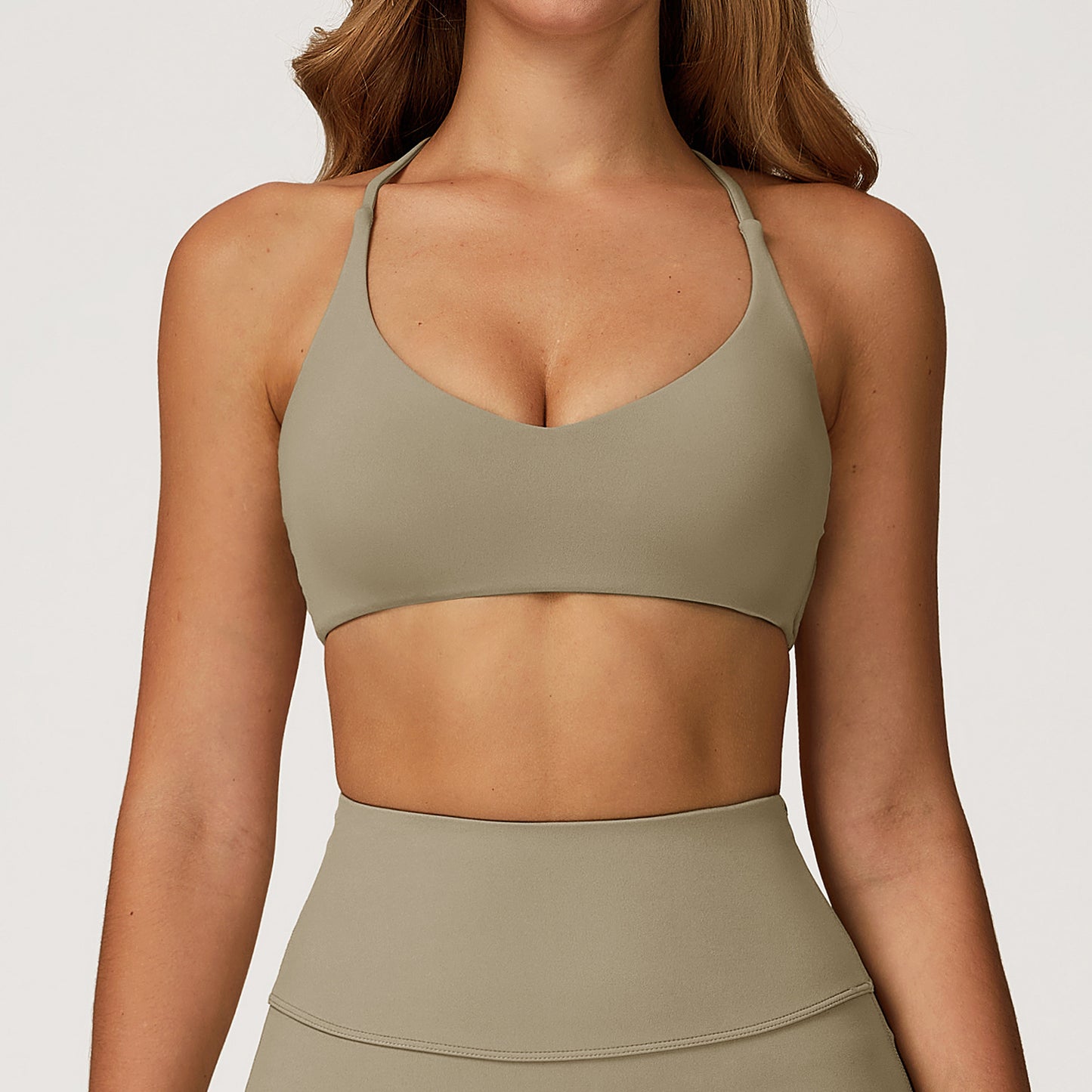 06/2025 Cloud sense yoga bra quick-drying cross beautiful back high-intensity fitness wear leisure running sports underwear 3091