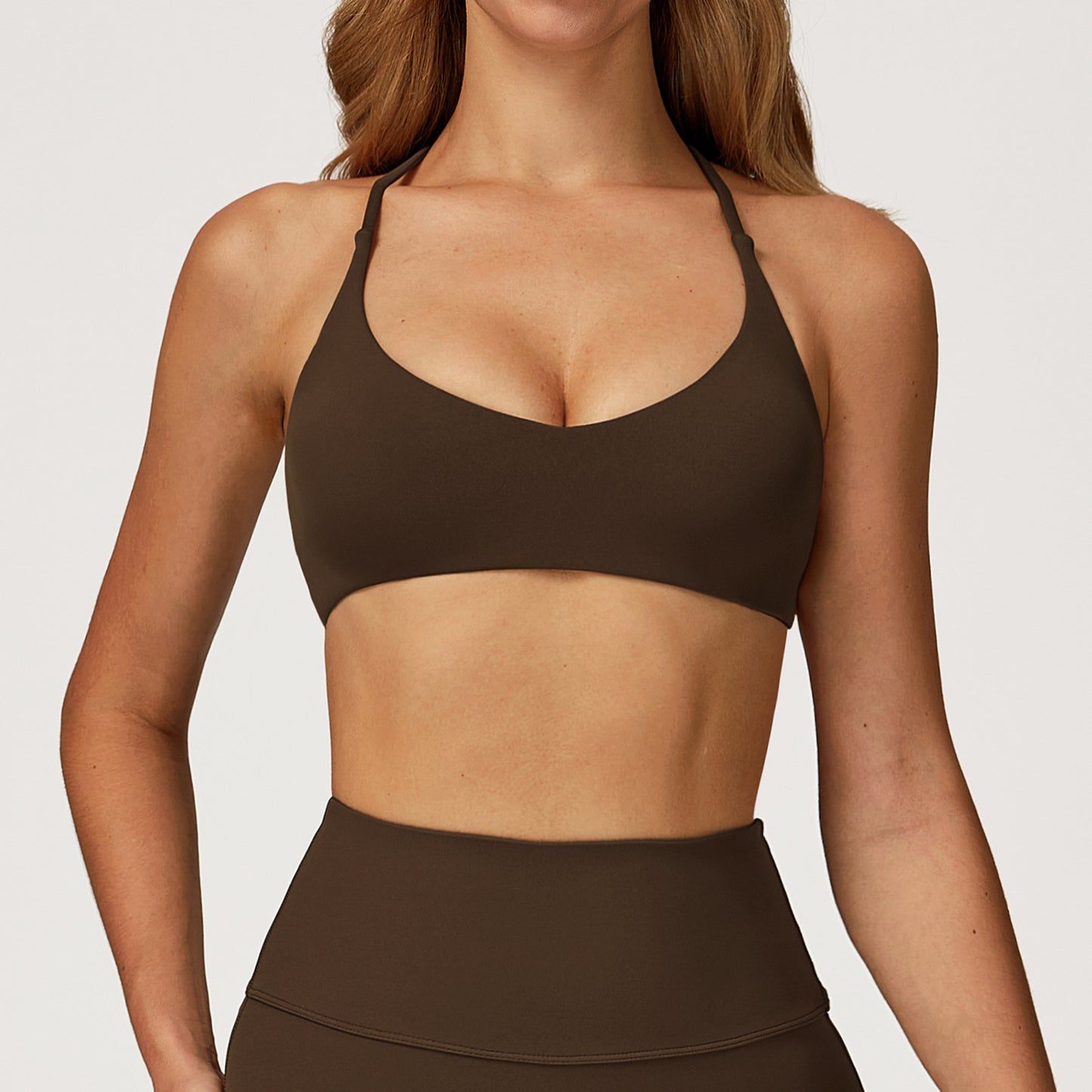 06/2025 Cloud sense yoga bra quick-drying cross beautiful back high-intensity fitness wear leisure running sports underwear 3091
