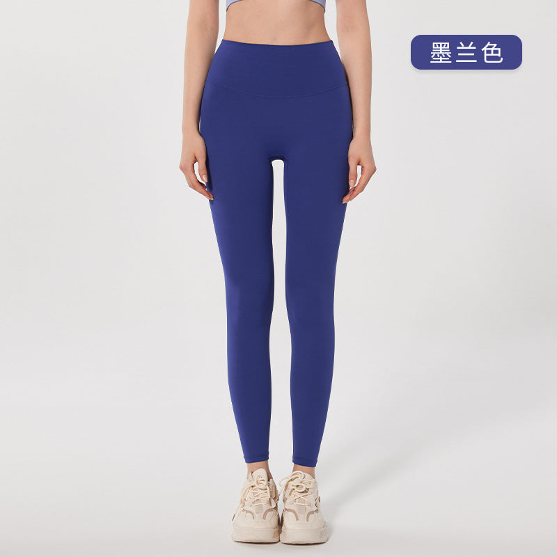 05/2024 5A Pantalon de yoga antibactérien printemps-été pour femme, pantalon une pièce, taille haute, liftant les hanches, tenue de sport, pantalon de fitness, assorti au soutien-gorge gilu-YW28