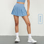 explosion-proof anti-glare Lycra shorts fake two-piece sports tennis skirt summer sunscreen pleated skirt women