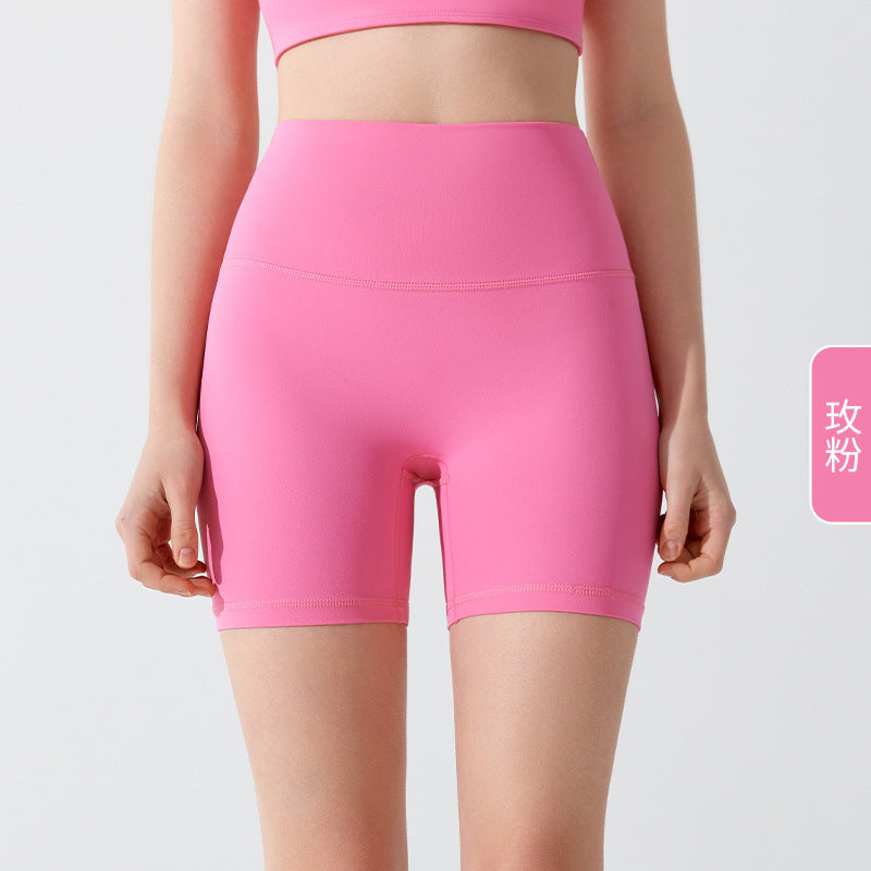 Cloud sense Lycra no size yoga pants high waist peach hip lift high elastic fitness yoga clothing sports tight three-point pants