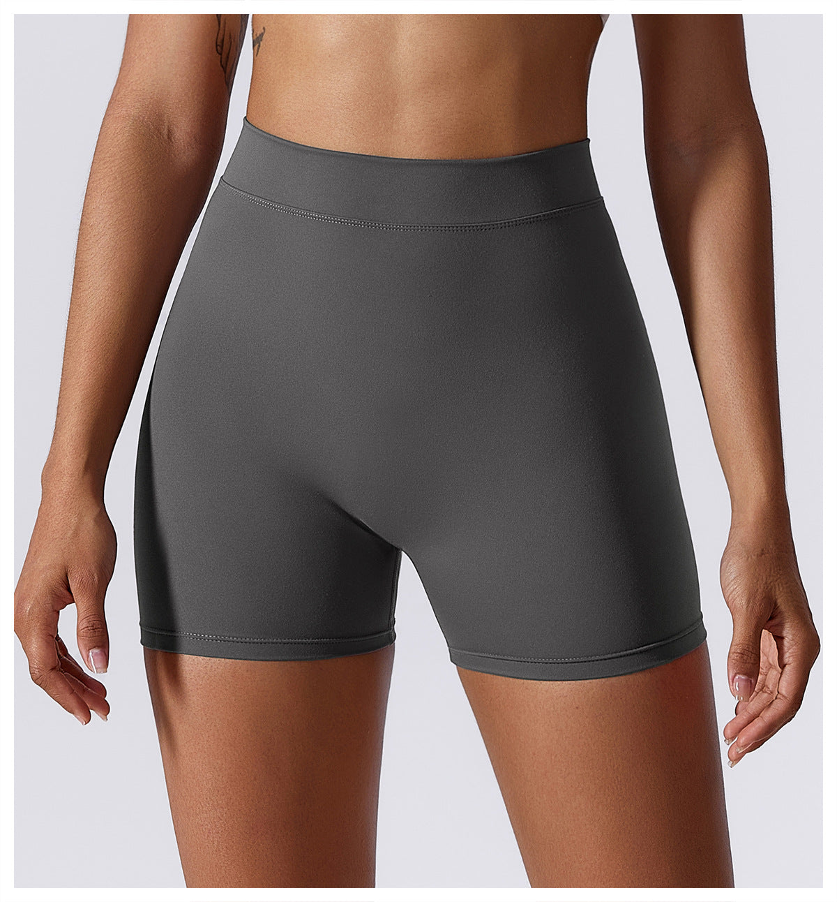 Brushed yoga pants hip-lifting fitness pants outerwear running sports pants women 8175