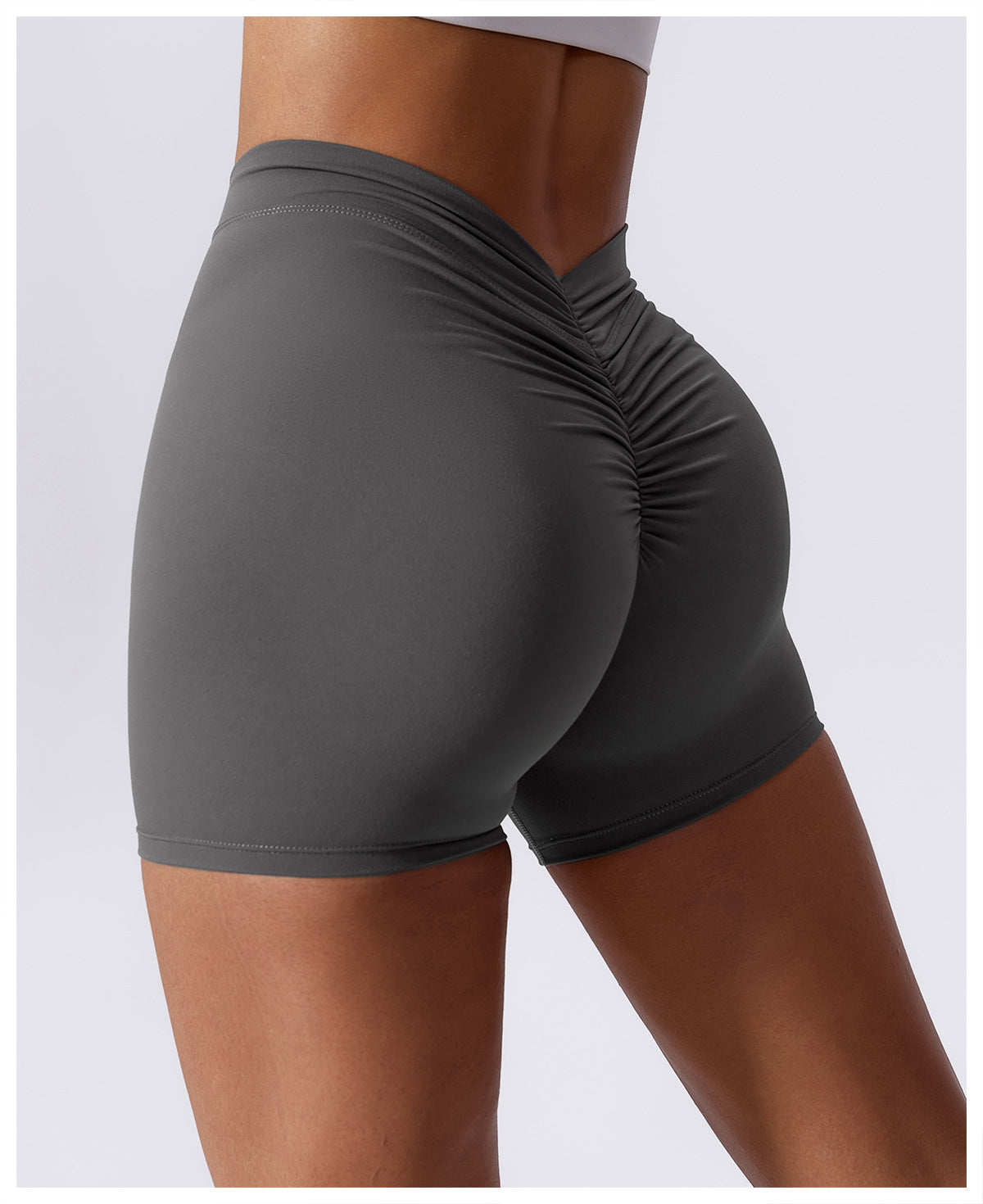Brushed yoga pants hip-lifting fitness pants outerwear running sports pants women 8175
