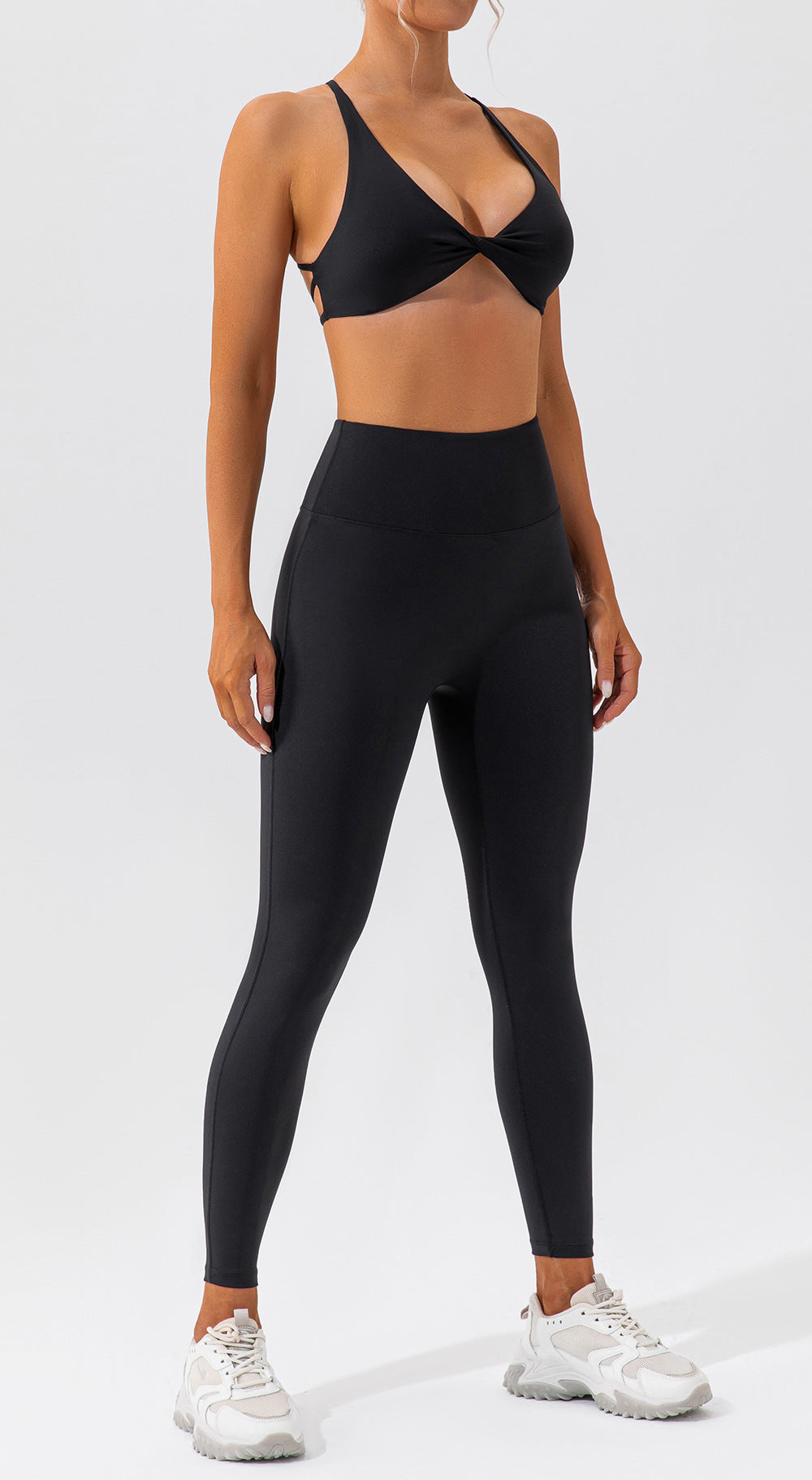 Sports suit sports bra and leggings fitness leisure running quick-drying yoga suit