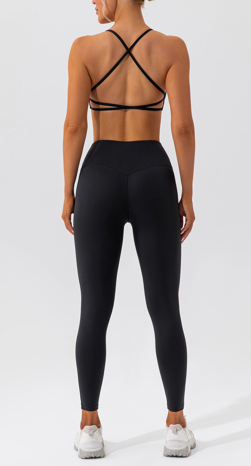 Sports suit sports bra and leggings fitness leisure running quick-drying yoga suit
