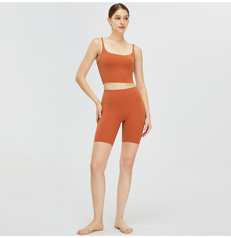 sports bra yoga camisole running fitness shockproof naked yoga clothing