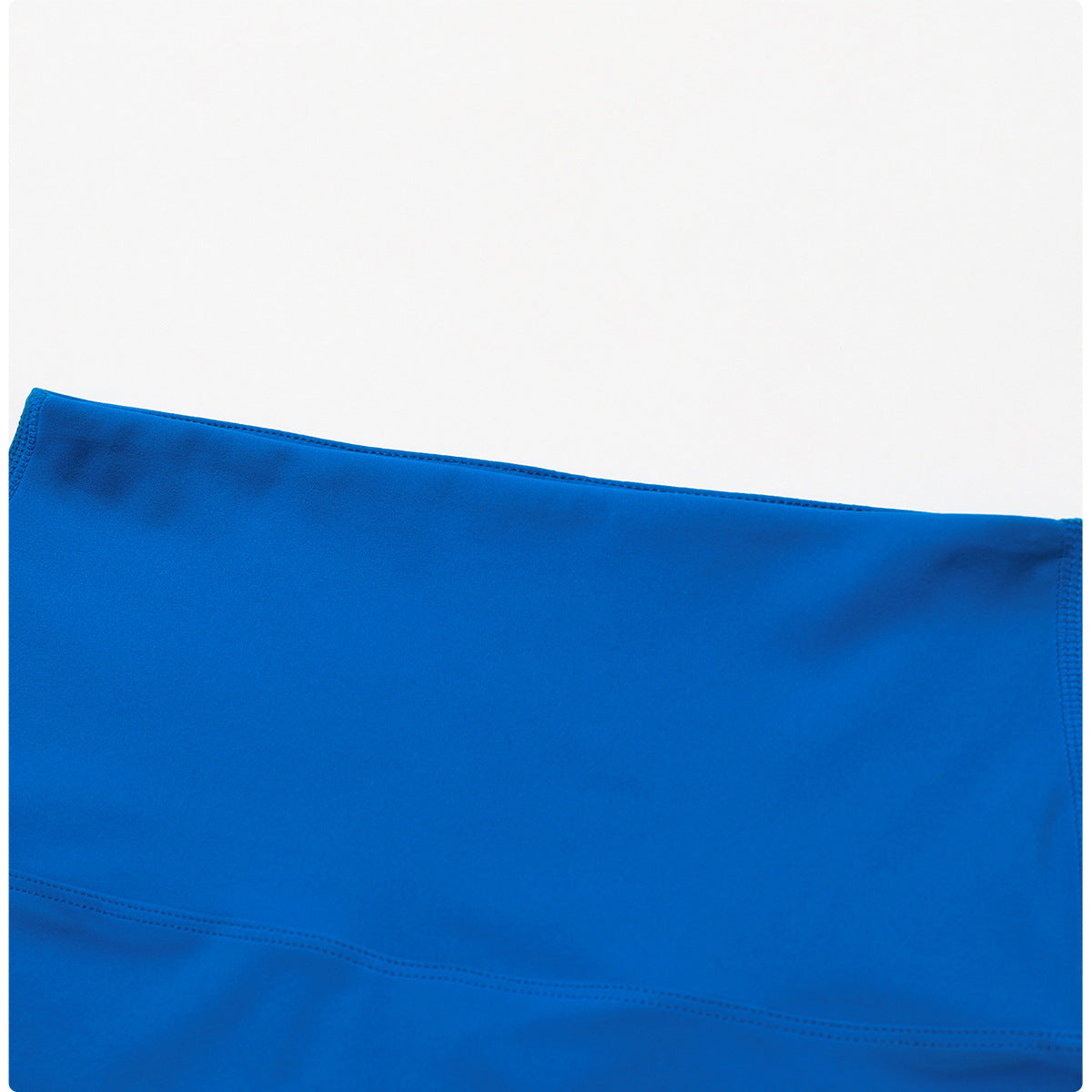 Candy color quick-drying naked yoga shorts hip-lifting running fitness shorts tight high waist sports leggings 8013